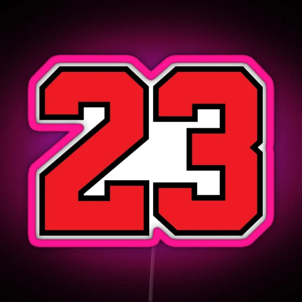 G O A T 23 RGB Neon Sign