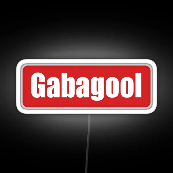 Gabagool Crewneck Short Sleeve Unisex RGB Neon Sign