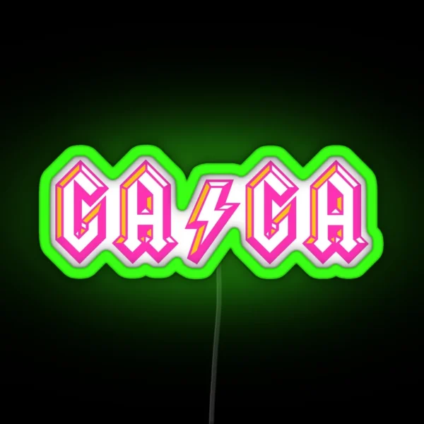 GAGA RGB Neon Sign