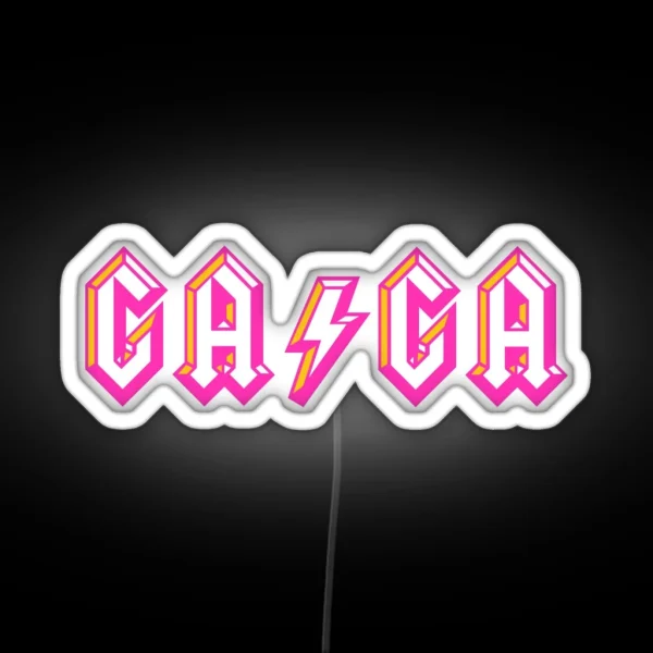 GAGA RGB Neon Sign