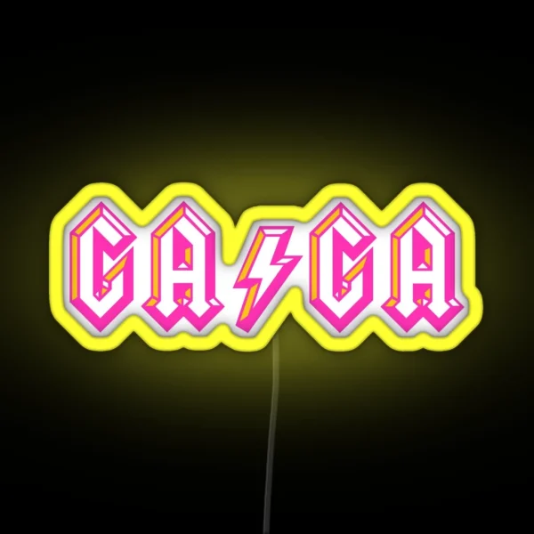 GAGA RGB Neon Sign