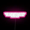 Customizable Galatians 1:10 Inspired RGB Neon Sign Wall Art Display