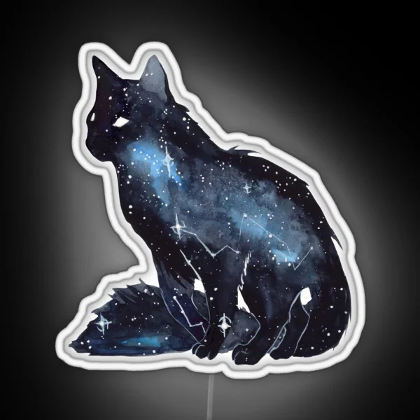 Galaxy Cat RGB Neon Sign