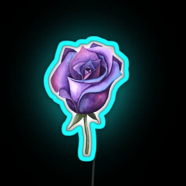 Galaxy Rose RGB Neon Sign