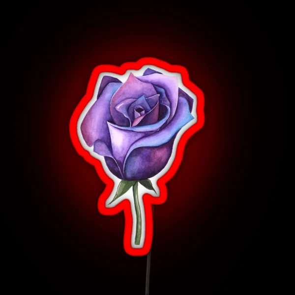 Galaxy Rose RGB Neon Sign