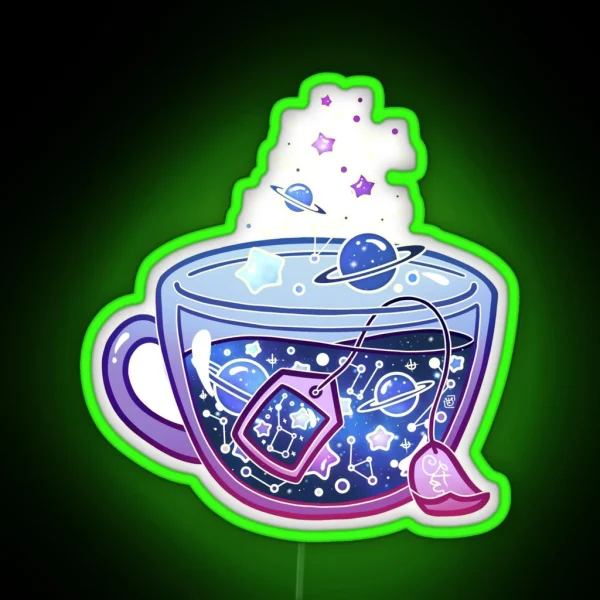 Galaxy Tea RGB Neon Sign