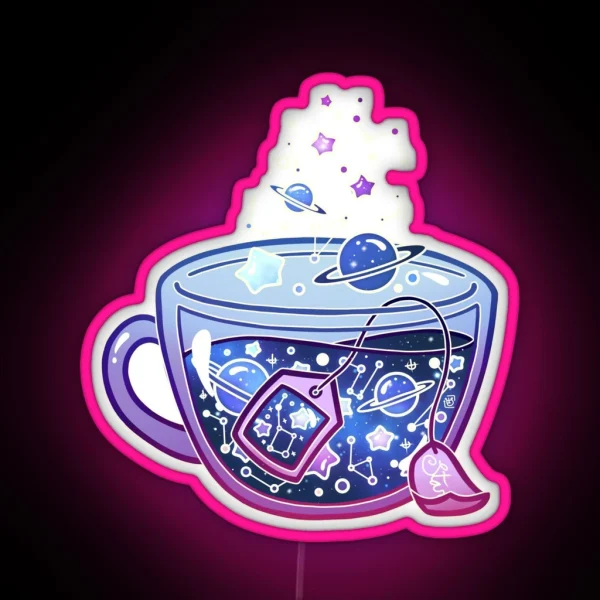 Galaxy Tea RGB Neon Sign