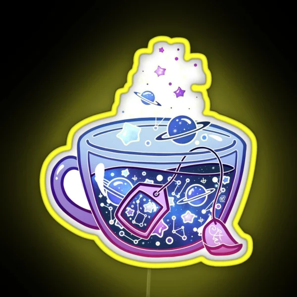 Galaxy Tea RGB Neon Sign