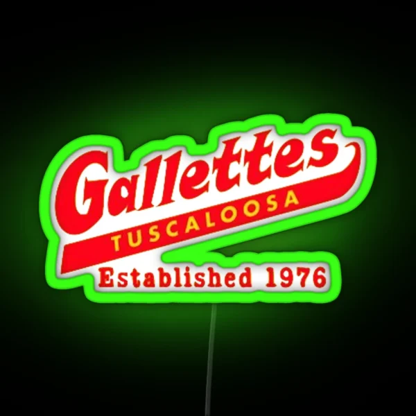 Gallette S Alabama RGB Neon Sign