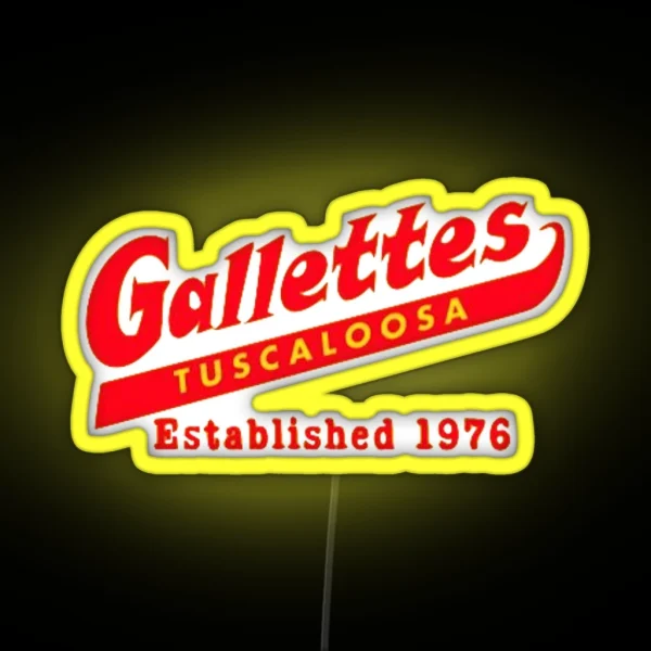 Gallette S Alabama RGB Neon Sign