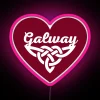 Galway Celtic Inspired Traditional Irish Multi Color Neon Sign Display