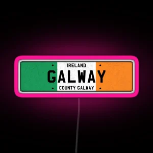 Galway County Galway Ireland RGB Neon Sign