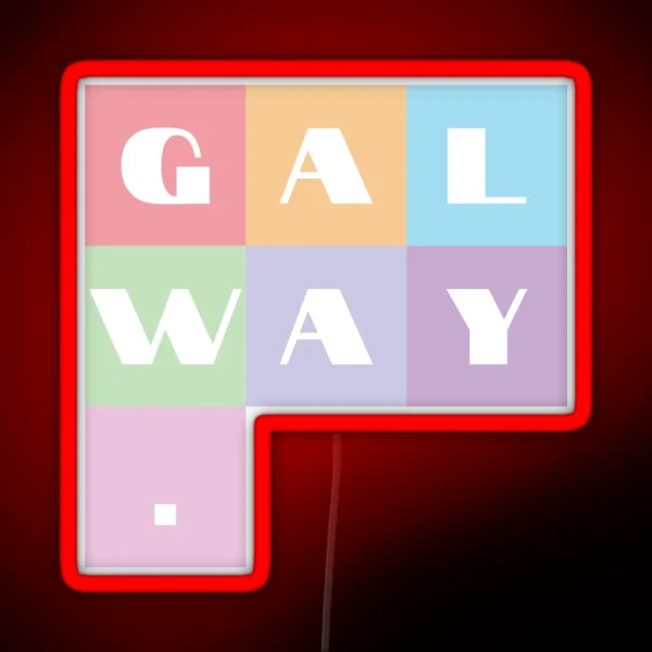 Galway Pastels RGB Neon Sign