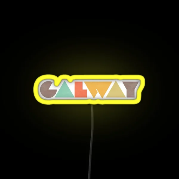 Galway Vintage RGB Neon Sign