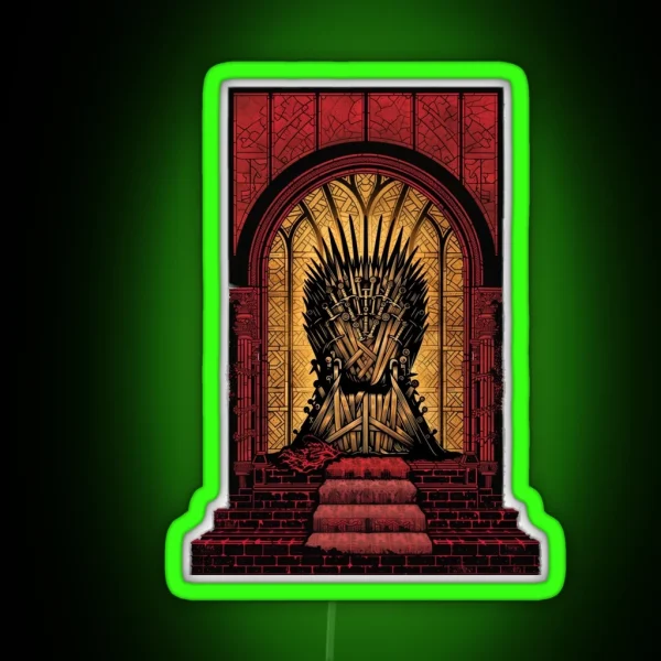 Game Of Thrones Iron Throne RGB Neon Sign