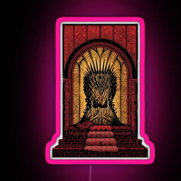 Game Of Thrones Iron Throne RGB Neon Sign