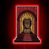 Sit upon the iconic Iron Throne in radiant RGB glow.
