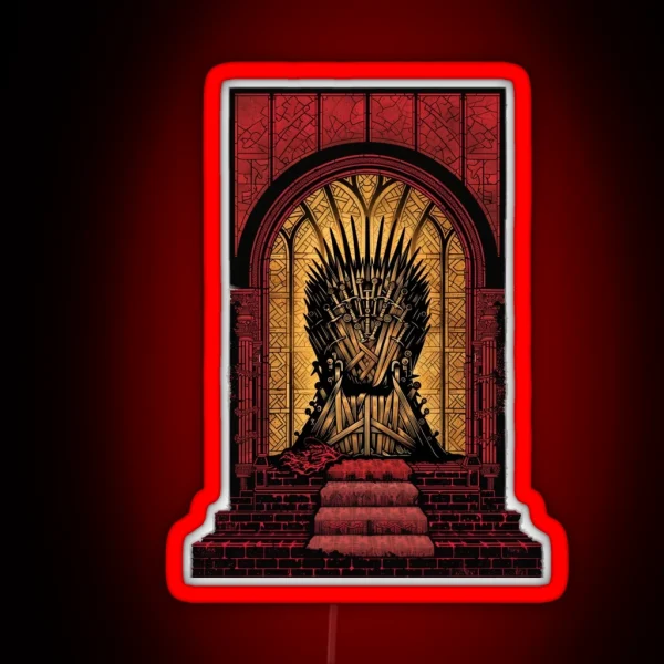 Game Of Thrones Iron Throne RGB Neon Sign
