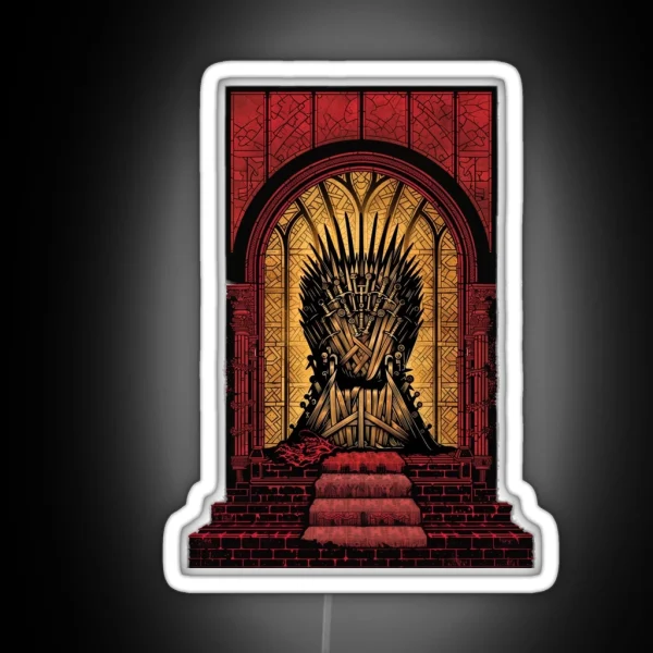 Game Of Thrones Iron Throne RGB Neon Sign