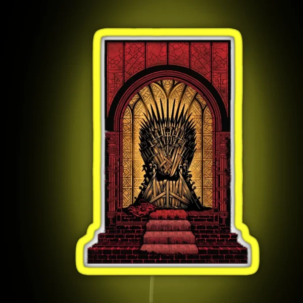 Game Of Thrones Iron Throne RGB Neon Sign