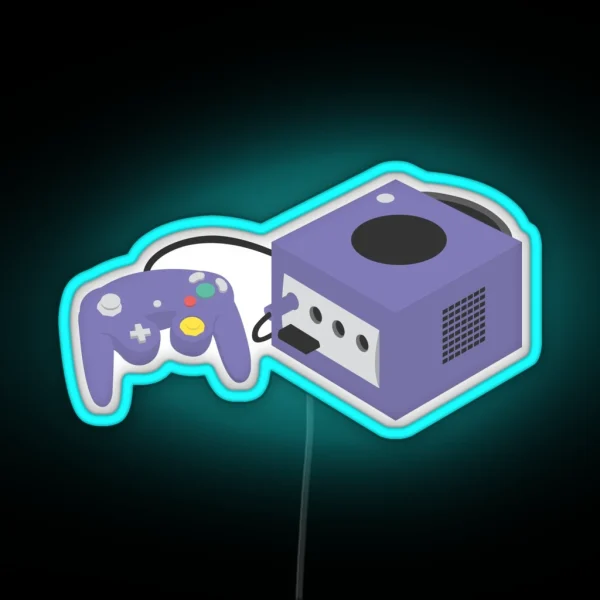 Gamecube RGB Neon Sign