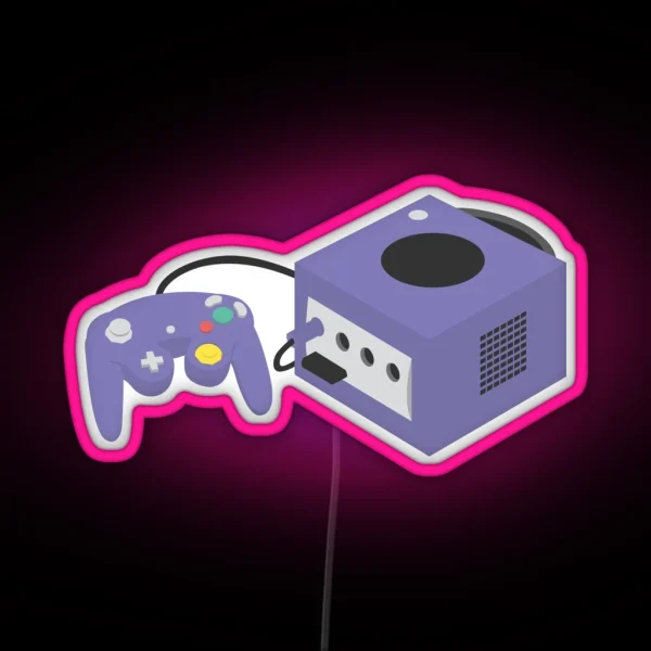 Gamecube RGB Neon Sign