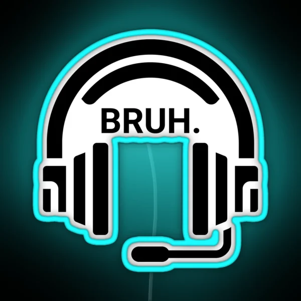 Gamer Bruh RGB Neon Sign