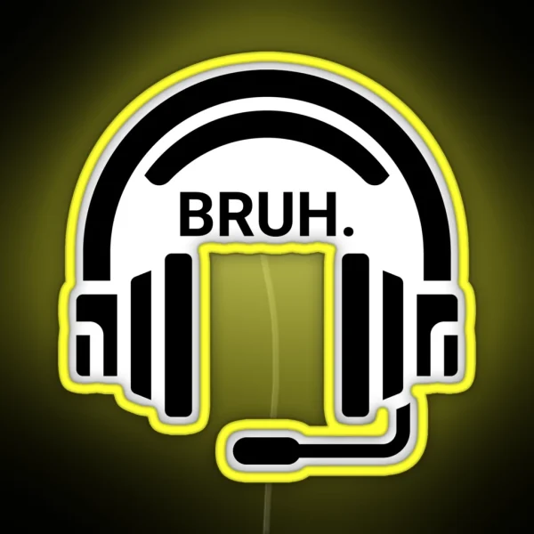 Gamer Bruh RGB Neon Sign