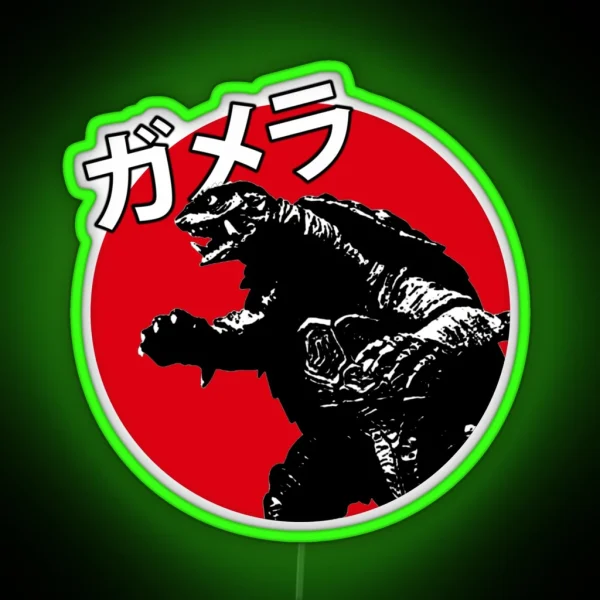 Gamera Japanes Clasic RGB Neon Sign