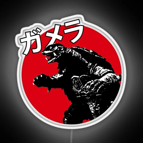 Gamera Japanes Clasic RGB Neon Sign