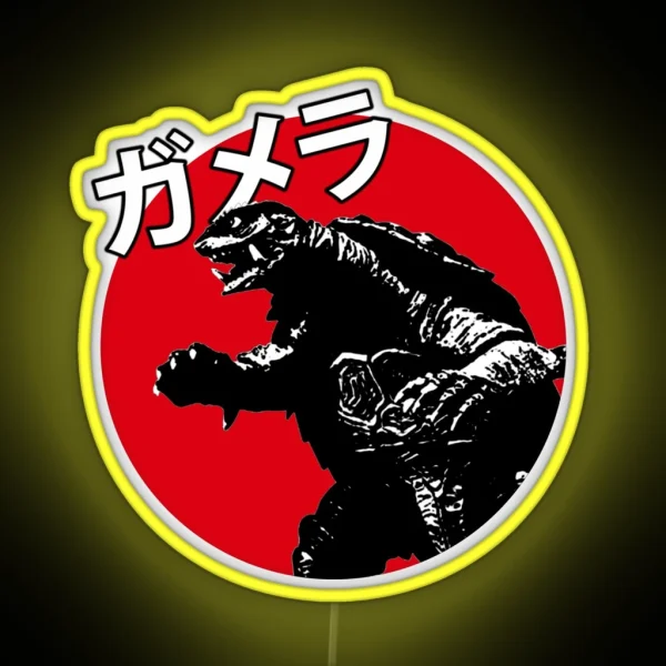 Gamera Japanes Clasic RGB Neon Sign