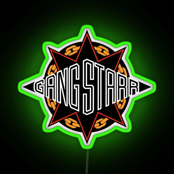 Gangstarr Logo RGB Neon Sign