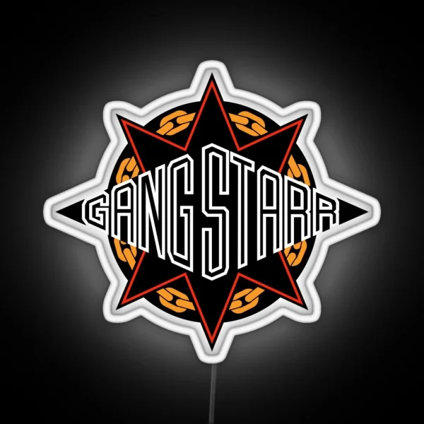 Gangstarr Logo RGB Neon Sign