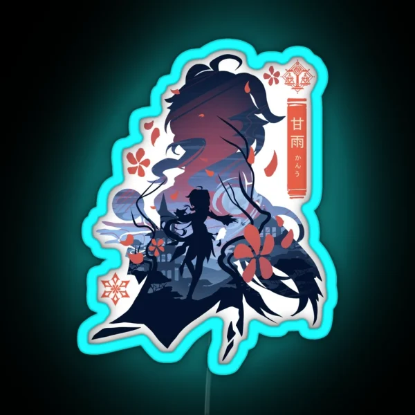 Ganyu Genshin Impact RGB Neon Sign