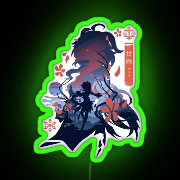 Ganyu Genshin Impact RGB Neon Sign