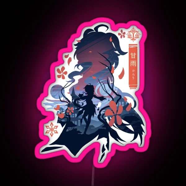 Ganyu Genshin Impact RGB Neon Sign