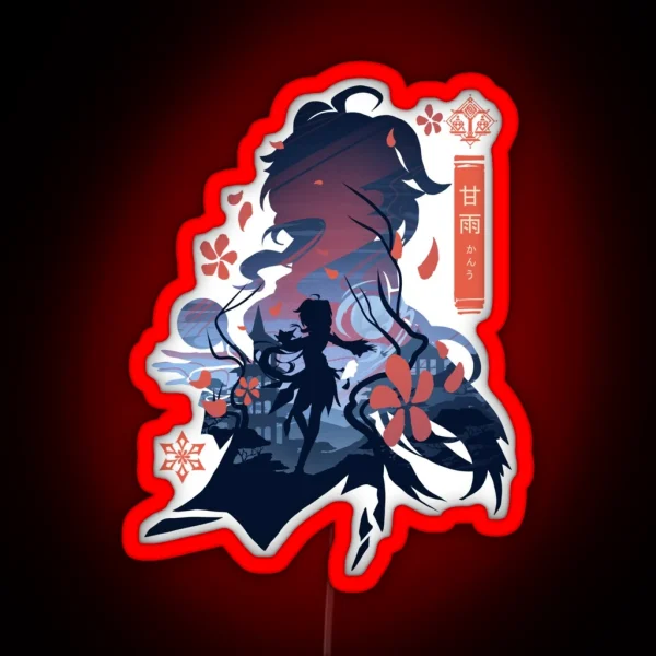 Ganyu Genshin Impact RGB Neon Sign