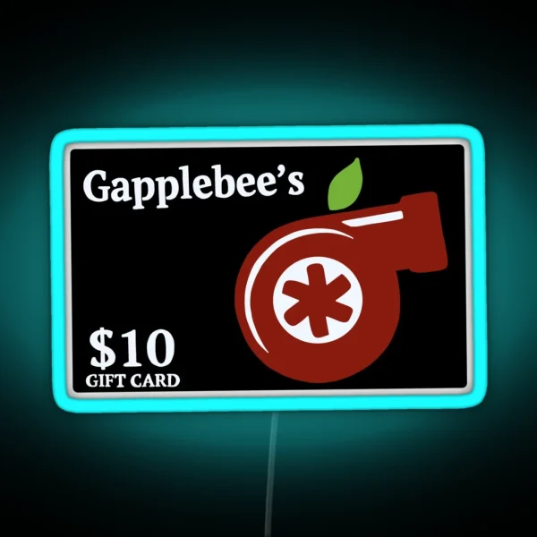 Gapplebee S Gift Card RGB Neon Sign