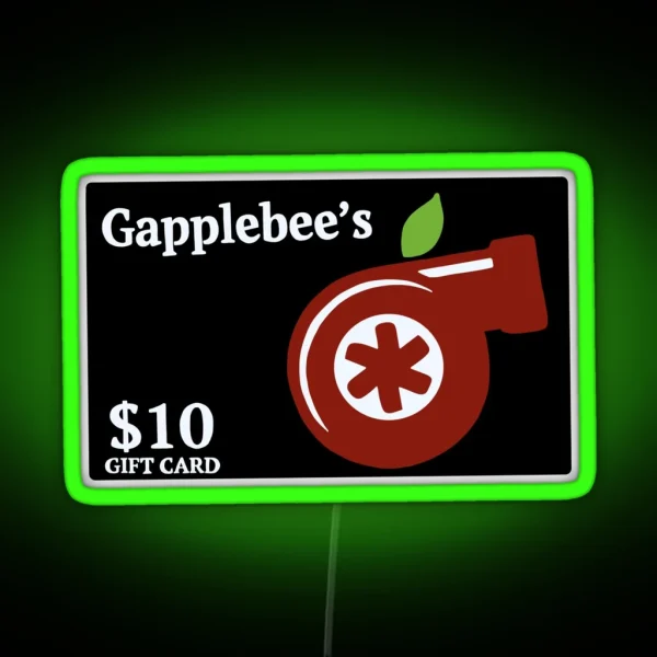Gapplebee S Gift Card RGB Neon Sign