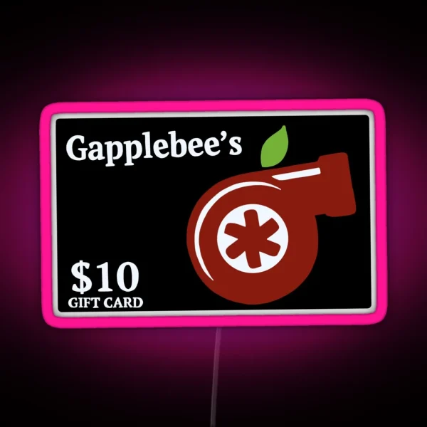 Gapplebee S Gift Card RGB Neon Sign
