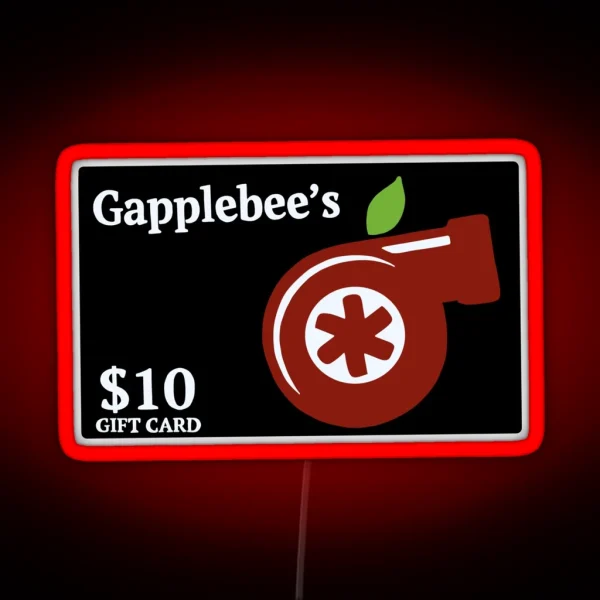 Gapplebee S Gift Card RGB Neon Sign