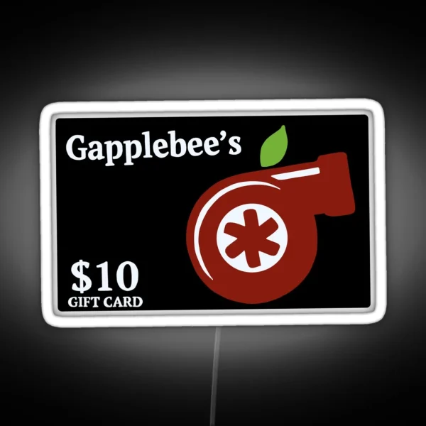 Gapplebee S Gift Card RGB Neon Sign