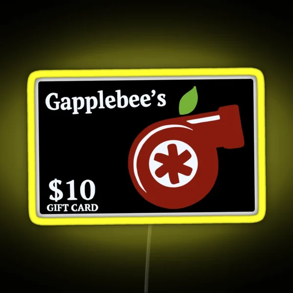 Gapplebee S Gift Card RGB Neon Sign