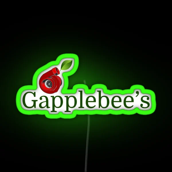 Gapplebee S RGB Neon Sign