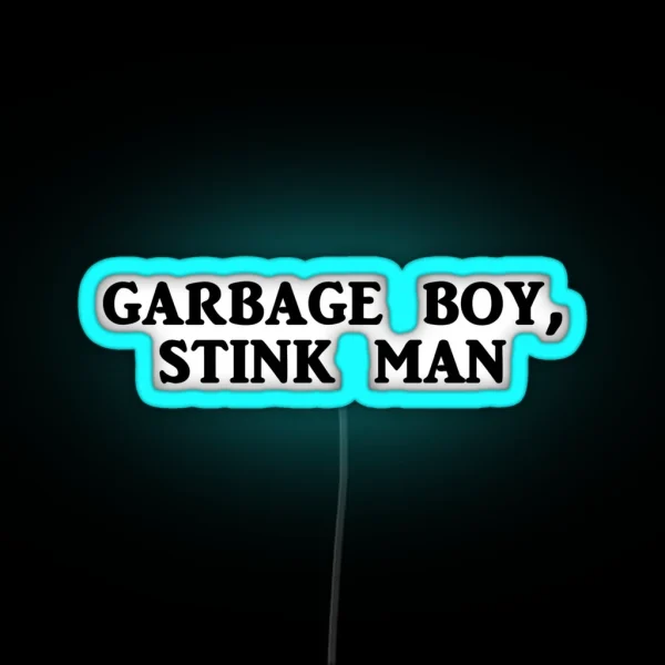 Garbage Boy RGB Neon Sign