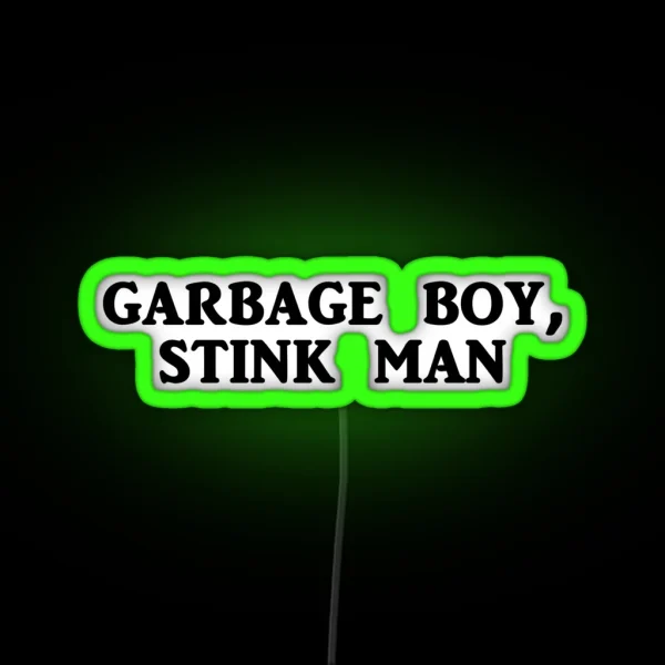 Garbage Boy RGB Neon Sign