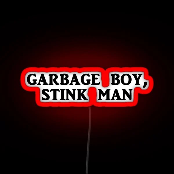 Garbage Boy RGB Neon Sign