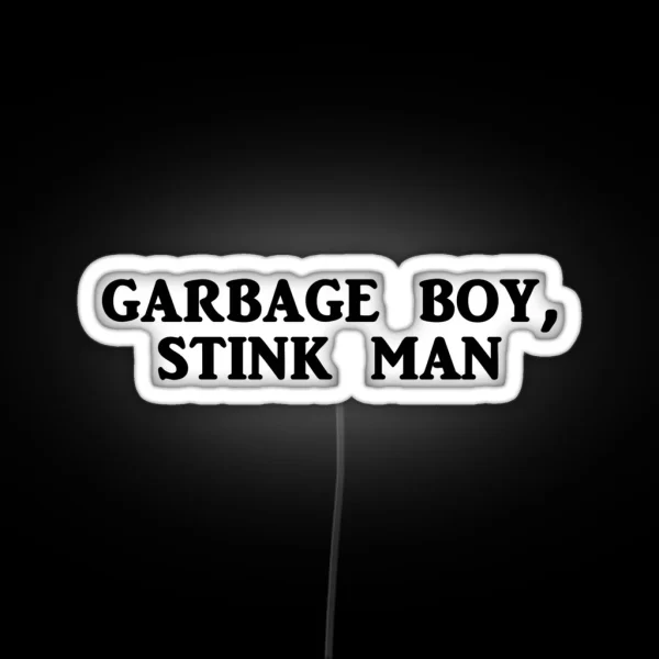Garbage Boy RGB Neon Sign