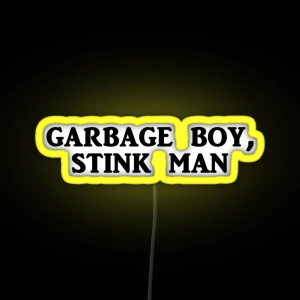 Garbage Boy RGB Neon Sign