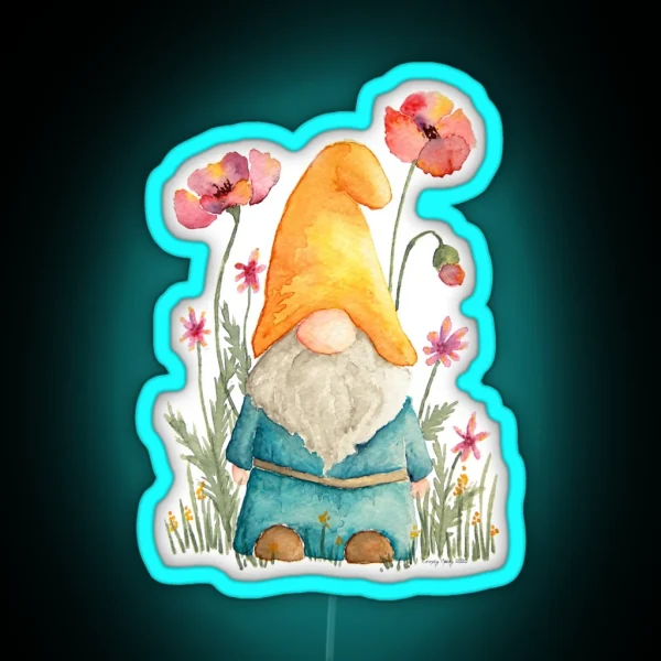 Garden Gnome RGB Neon Sign